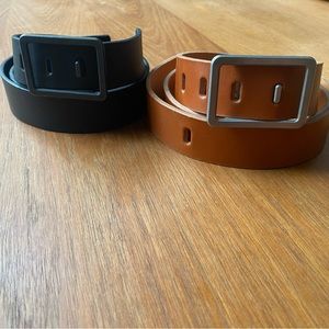 Grovemade minimalist belt set (size S, fits 30/32 waist)